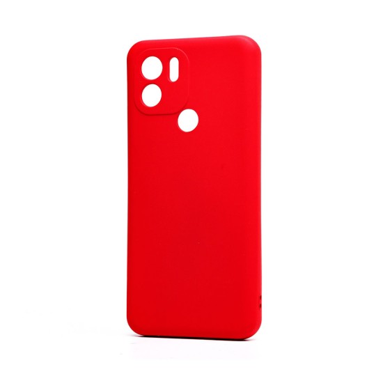 Capa de Silicone com Moldura de Câmera para Xiaomi Redmi A1 Plus Vermelho